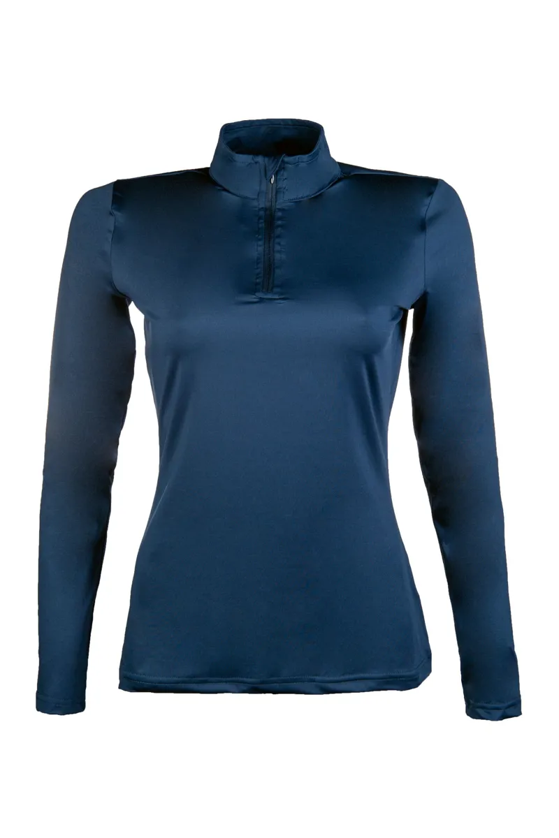 HKM Summer Milano Functional Shirt Ladies in Navy-1